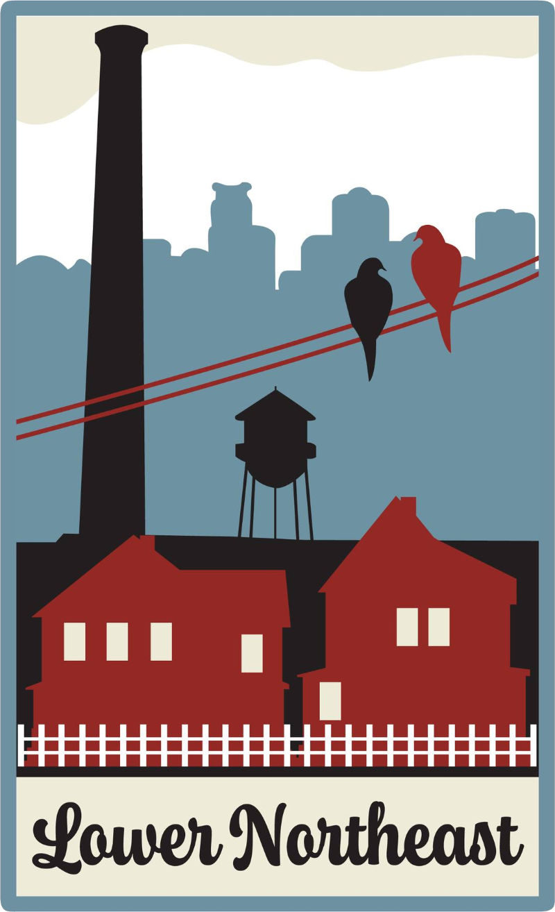 Lower Northeast Neighborhoods Association (LNENA) logo